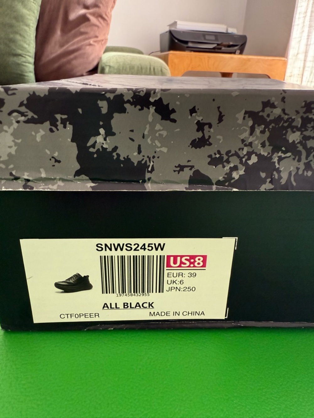 *NEW IN BOX** Nortiv8 Women’s Athletic Walking Sneakers - Black - Picture 9 of 10